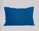 Blue color pillow cover in small zigzag design available in 18